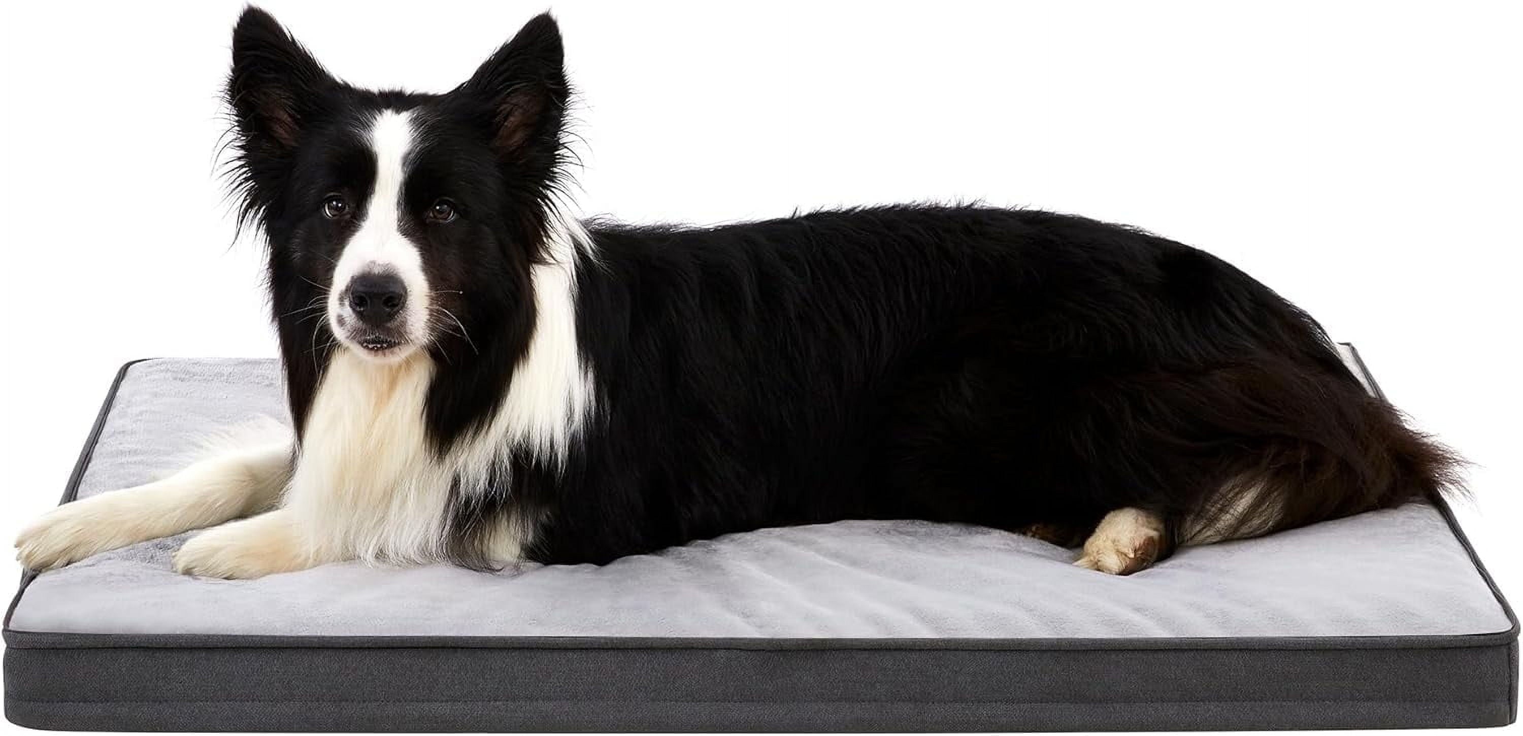 Large 2-in-1 Pet Bed with Removable Waterproof Washable Covers, Gray