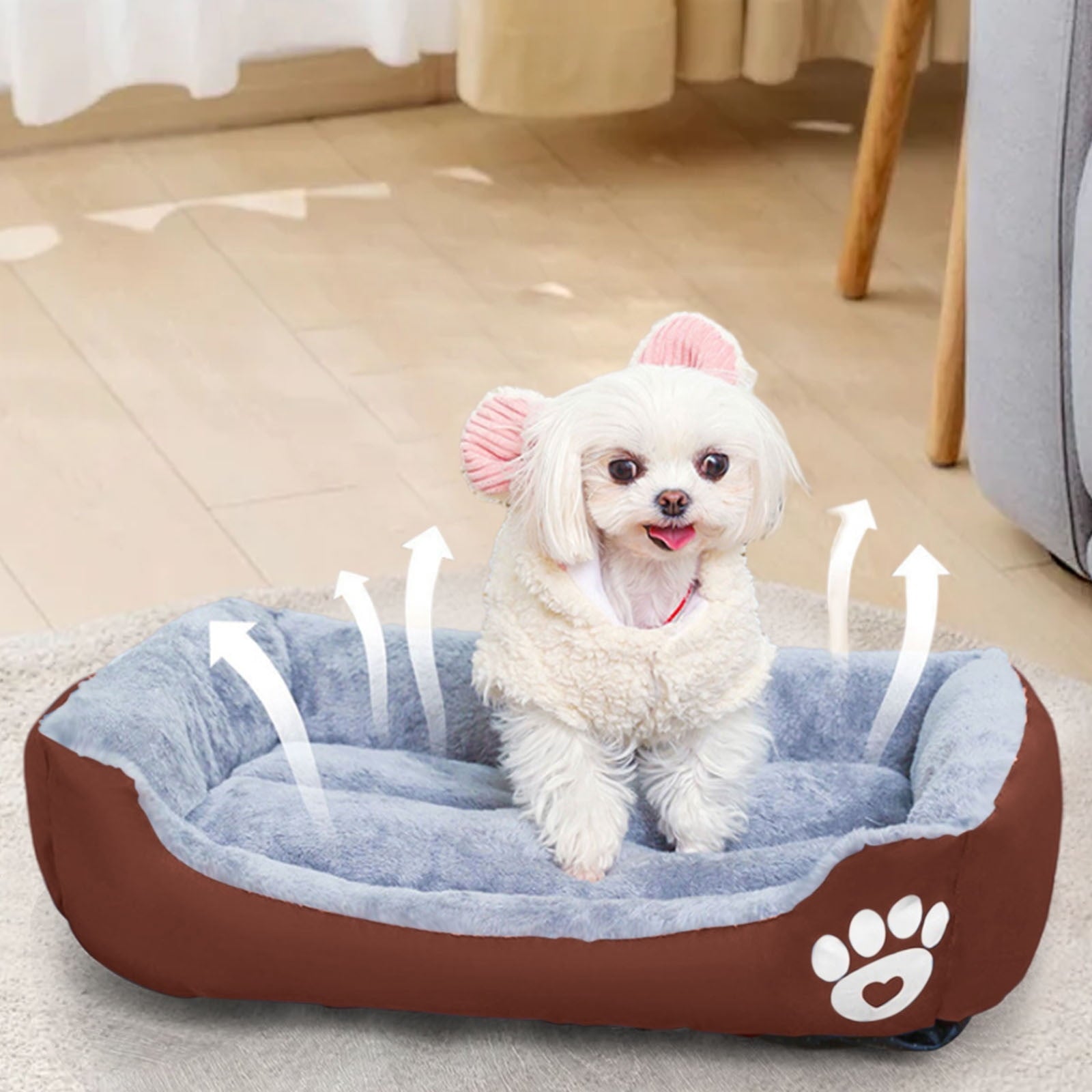 Sokhug Self-Warming Cat Bed Pad, Self-Heating Thermal Cat and Dog Bed Mat, Cat Warmer Mat for Feral and Indoor Cats