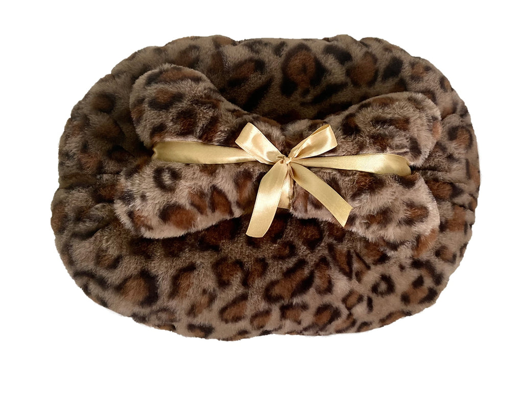 Precious Tails Leopard Princess Cat Dog Bed - Small