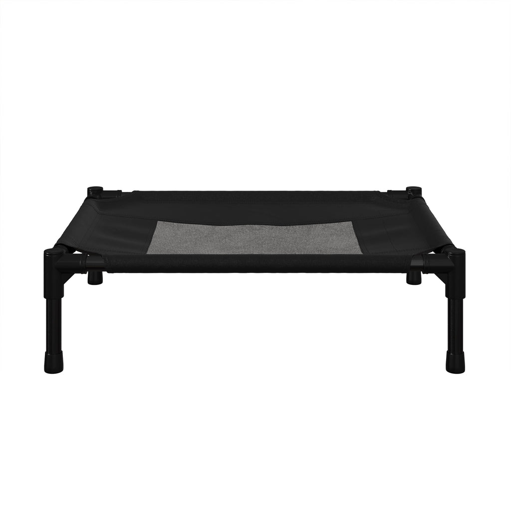 PETMAKER 24.5x18.5 Elevated Dog Bed - Indoor/Outdoor Cot for Pets (Black)