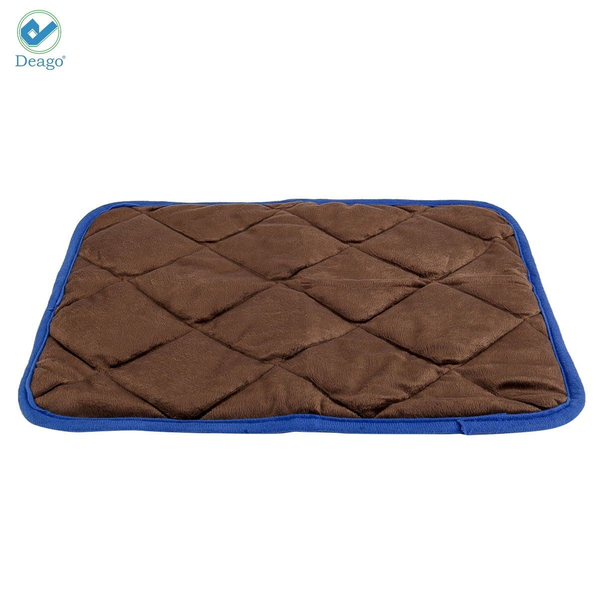 Deago Self Heating Cat Dog Pad / Self-Warming Cat Dog Bed / Thermal Cat Mat for Outdoor and Indoor Pets (Coffee, 15.8" x 19.7")