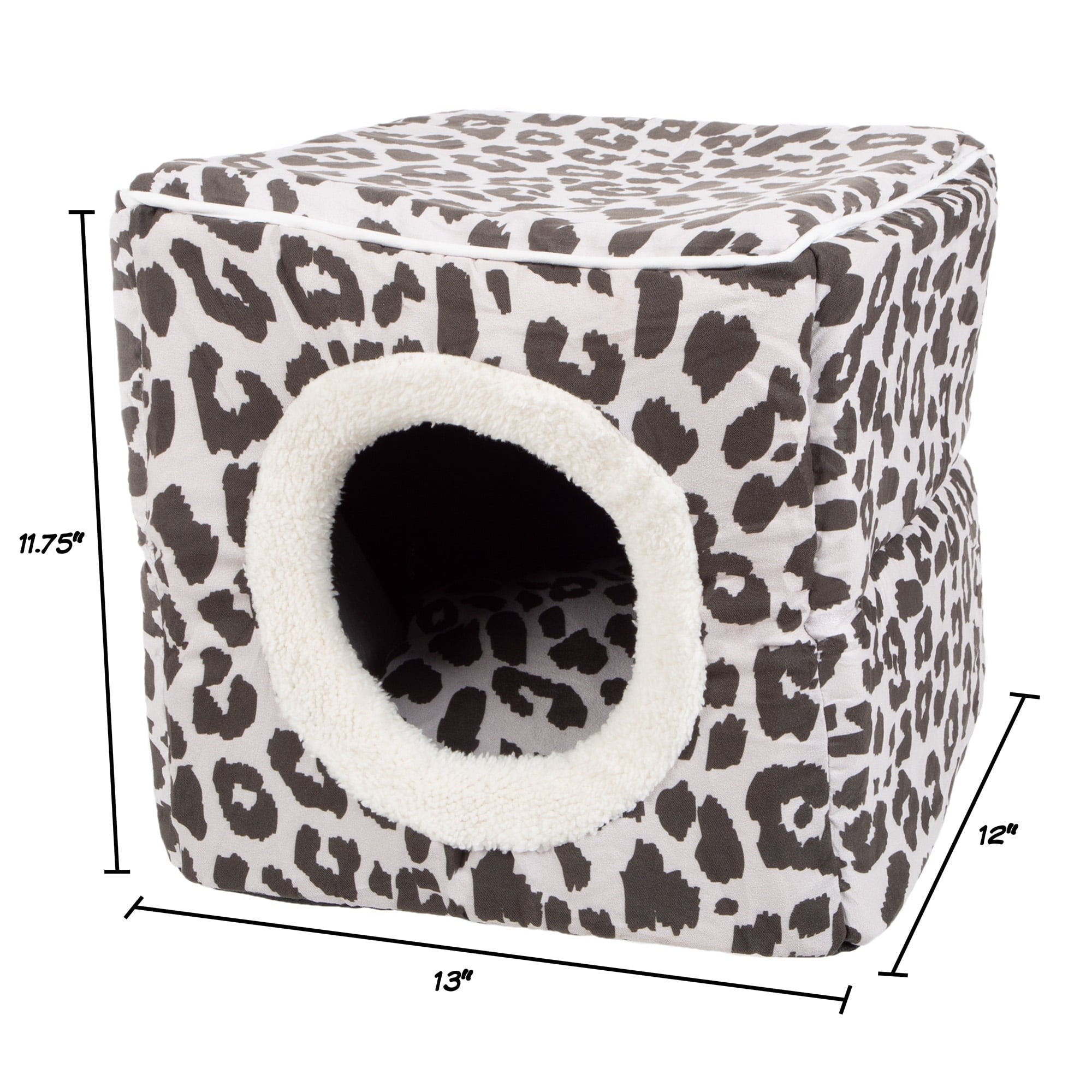 PETMAKER Cat House for Rabbits, Guinea Pigs and Other Animals, Animal Print