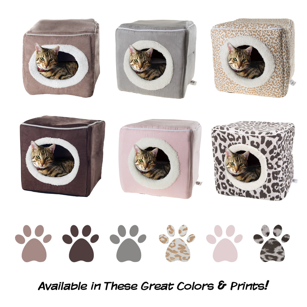 PETMAKER Cat House for Rabbits, Guinea Pigs and Other Animals, Animal Print