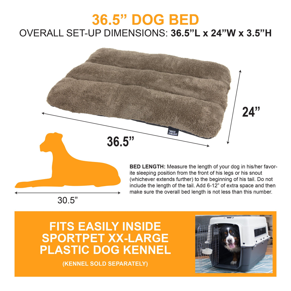 SP Bedding 36.5" Waterproof Plush Bed