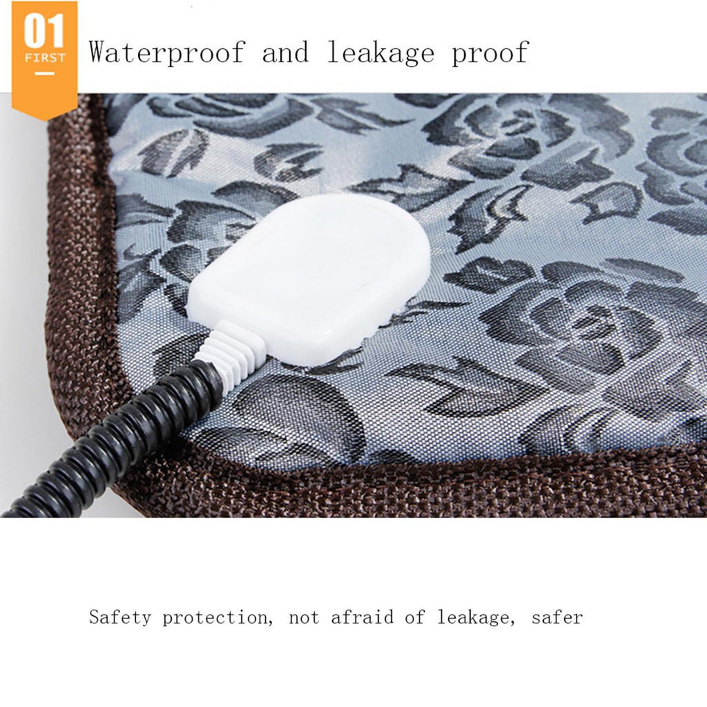 2024 New Pet Heating Pad, Adjustable Temperature Dog Cat Heating Pad with Timer, Indoor Pet Heating Pads with Chew Resistant Cord,Indoor Pet Heated Bed Mat for Cats and Dogs