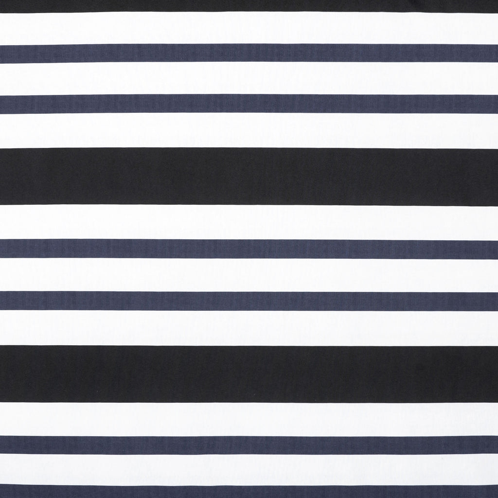 Gap Rugby Stripe Flat Pet Bed, Recycled Polyester with Zipper Closure Cover, Small 36"x24", Navy