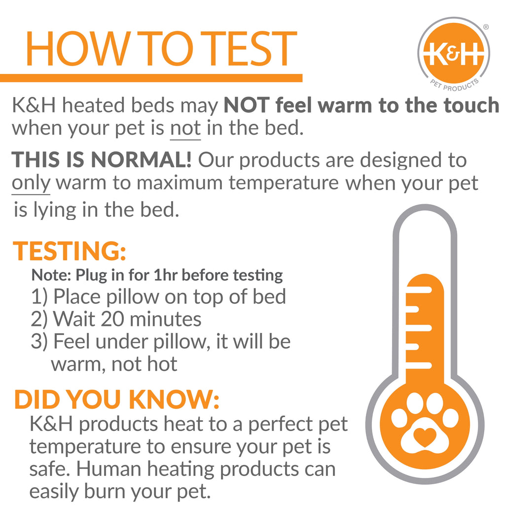 K&H Pet Products Lectro-Kennel Igloo Style Outdoor Heated Pad Black Large 17.5 X 30 Inches
