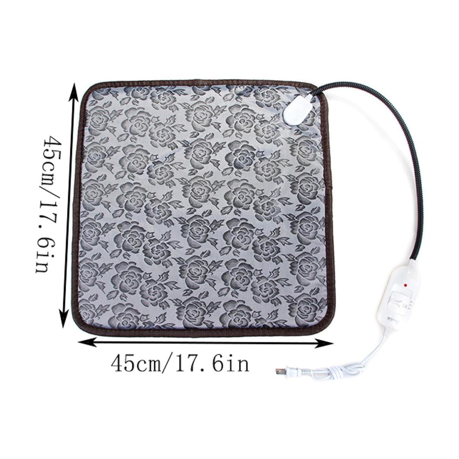 2024 New Pet Heating Pad, Adjustable Temperature Dog Cat Heating Pad with Timer, Indoor Pet Heating Pads with Chew Resistant Cord,Indoor Pet Heated Bed Mat for Cats and Dogs