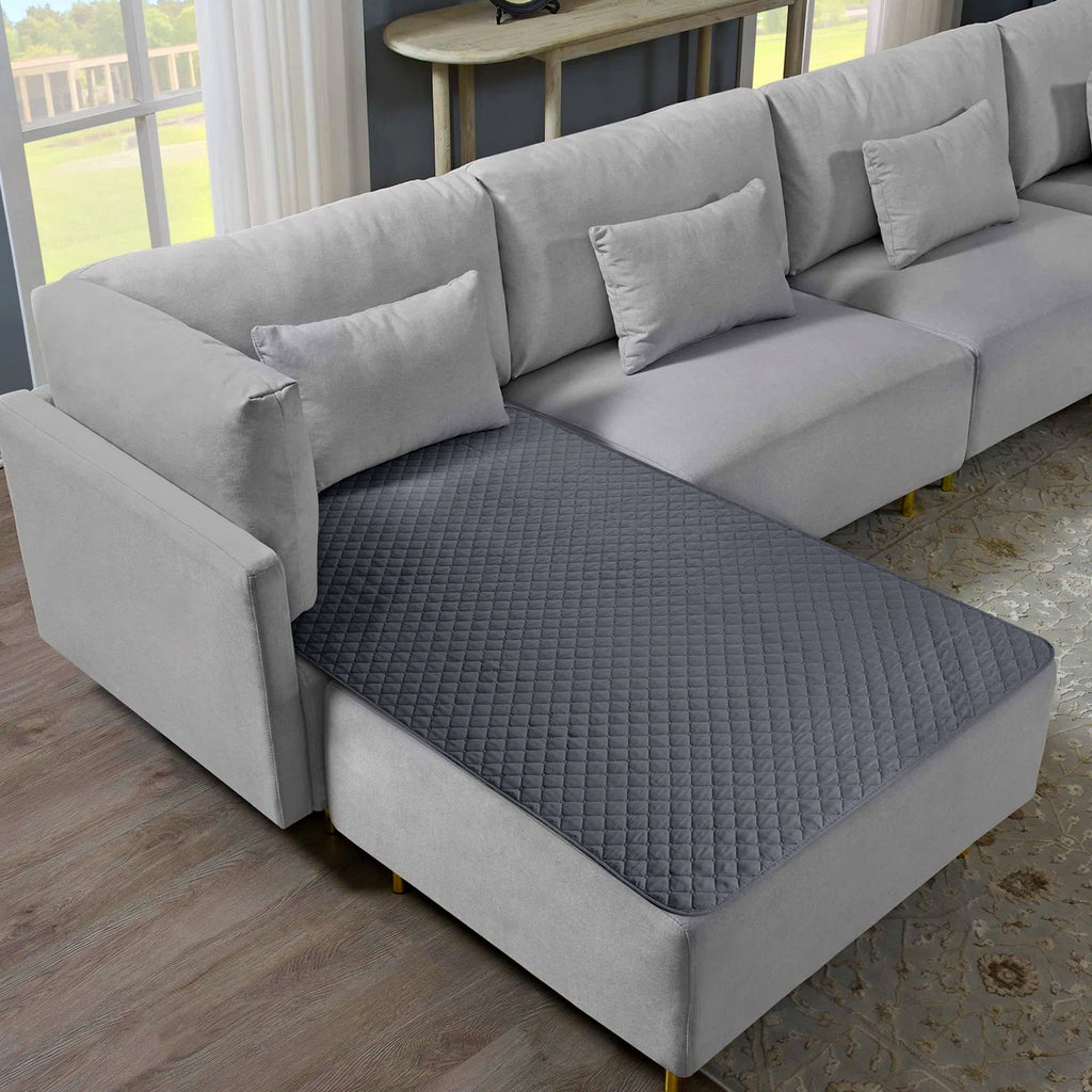 TAOCOCO Waterproof Reversible Dog Bed Cover 42" x 68" Dark Gray Furniture Protector for Pets