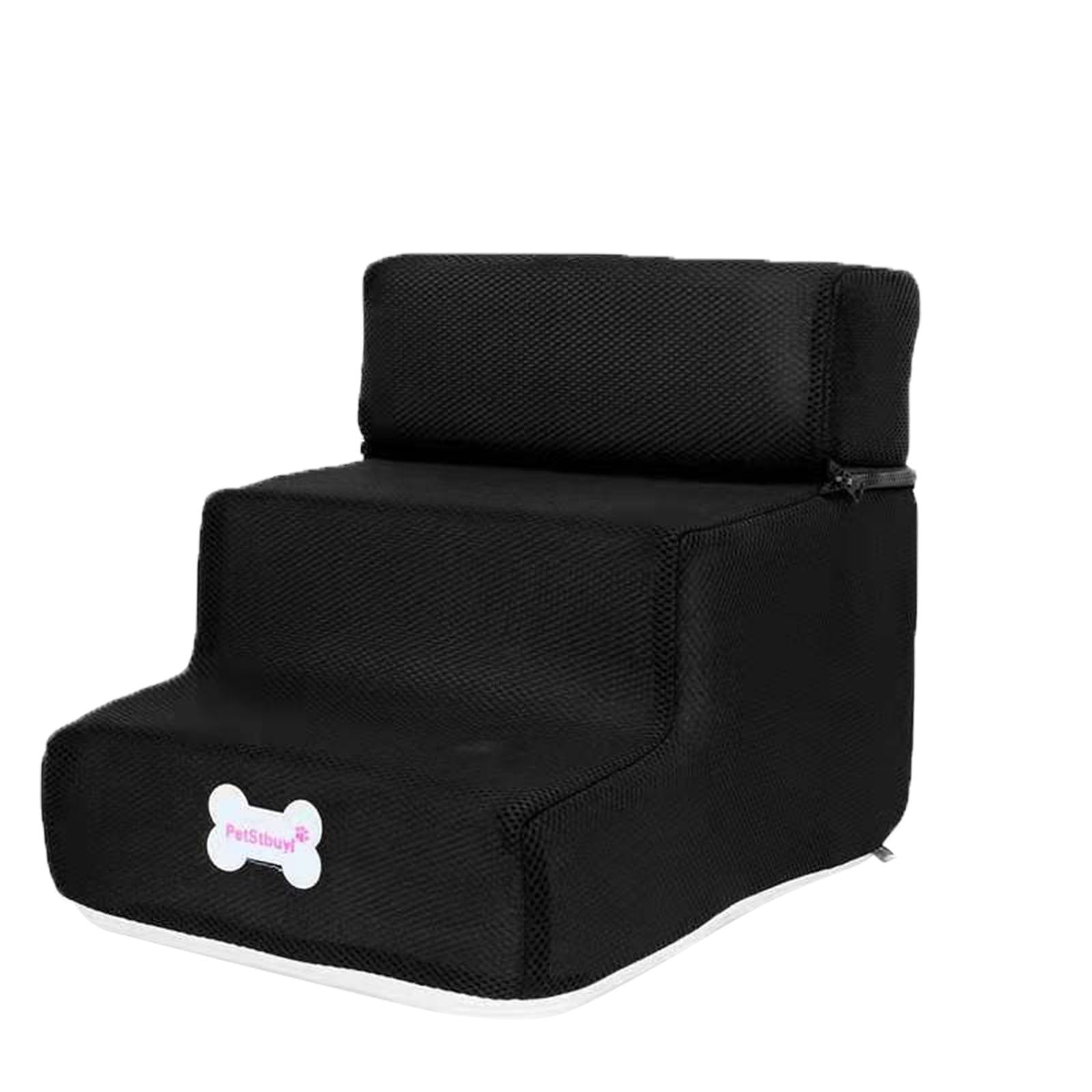 Multicolour Pet Dog Stairs Ladder Ramp, Low Bed Couch, Portable Pet Step Dog Stairs Dog Ramp Cat Scratching,Comfortable Washable 3 Steps, Bed Indoor Pet Supplies.