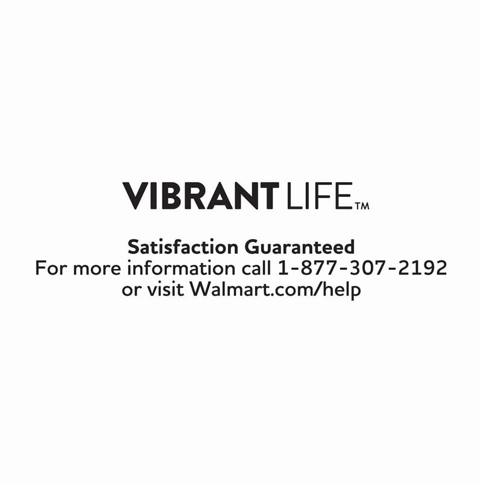 Vibrant Life High Wall Striped Bed for Dogs, High Walled Cuddler, Striped, Black & White, Medium, 27" x 21"