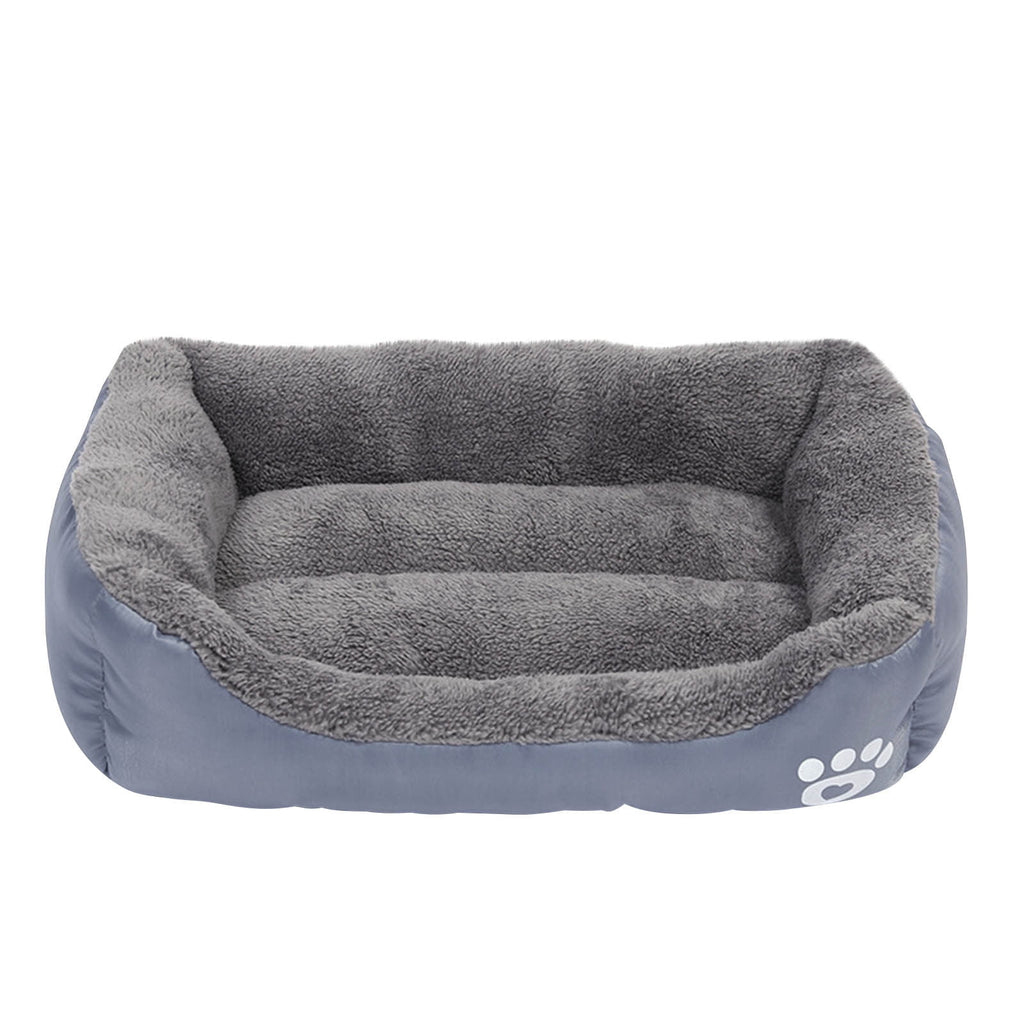 YUTK Dog Beds Large Sized Dog, Pet Winter Warm Pet Bed Pet Supplies and Dog Sleeping Bed Gray S