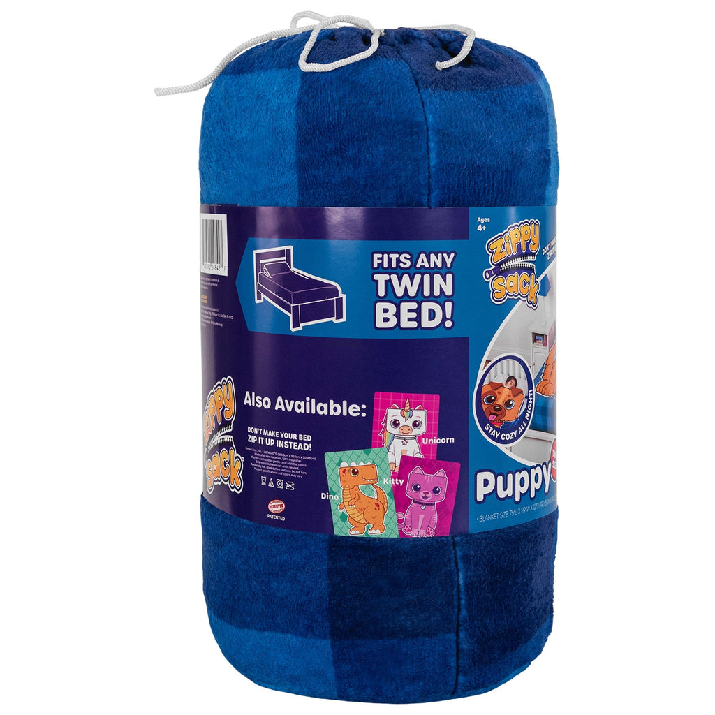 ZippySack Twin Bed Zip-Up Bedding – Dog