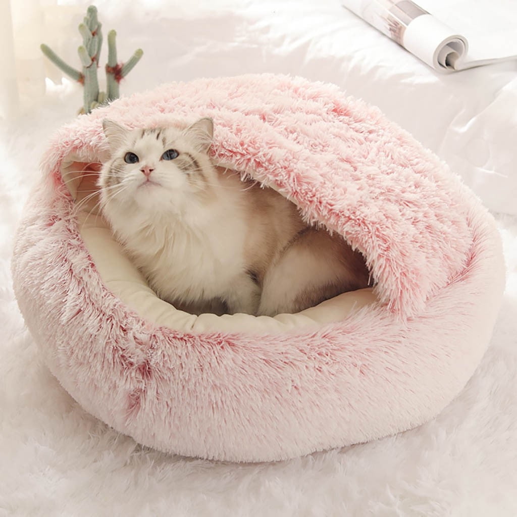 EWASWON Dog Bed for Small Dogs, Pet Beds for Dogs & Cats: Self-Warming, Anti-Anxiety, Non-slip and Machine Washable, 17.7 x 12.6 Inches