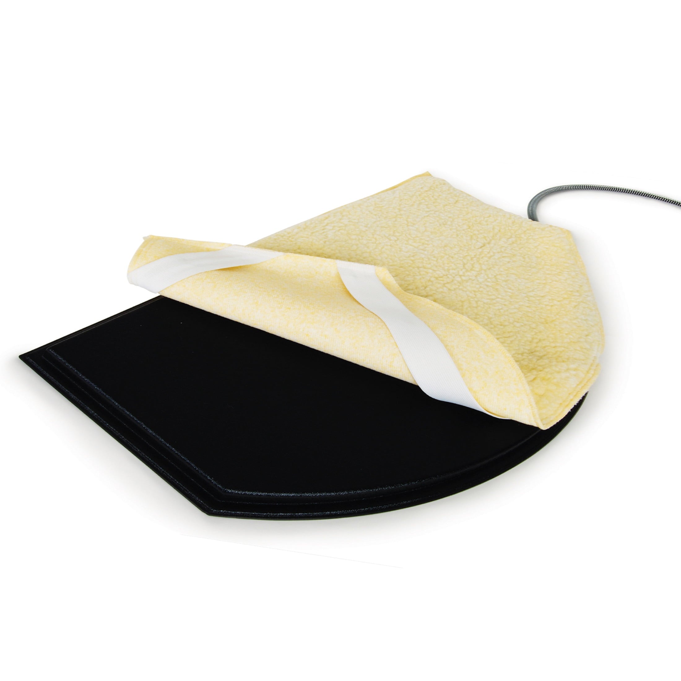 K&H Pet Products Lectro-Kennel Igloo Style Outdoor Heated Pad Black Large 17.5 X 30 Inches