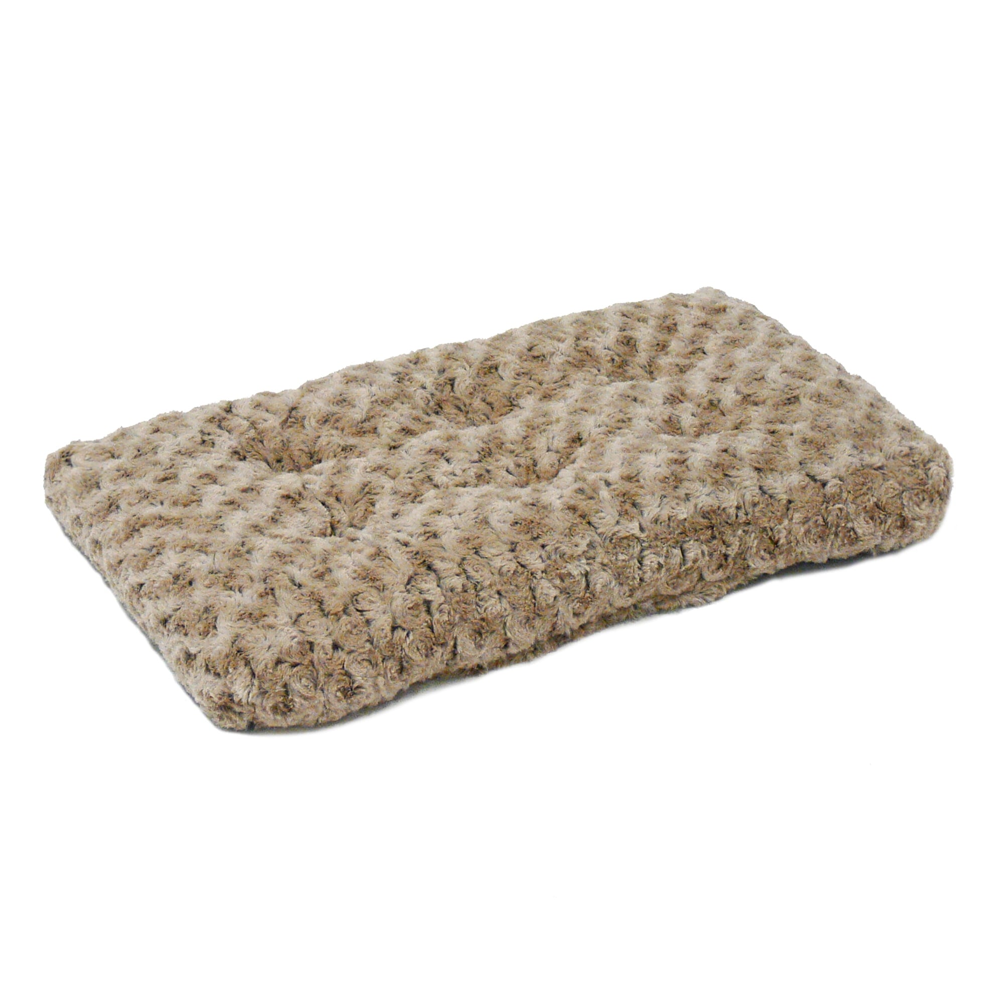 QuietTime Dog Bed & Crate Mat, Deluxe Ombre Swirl, Fits 48" Crate, Gray