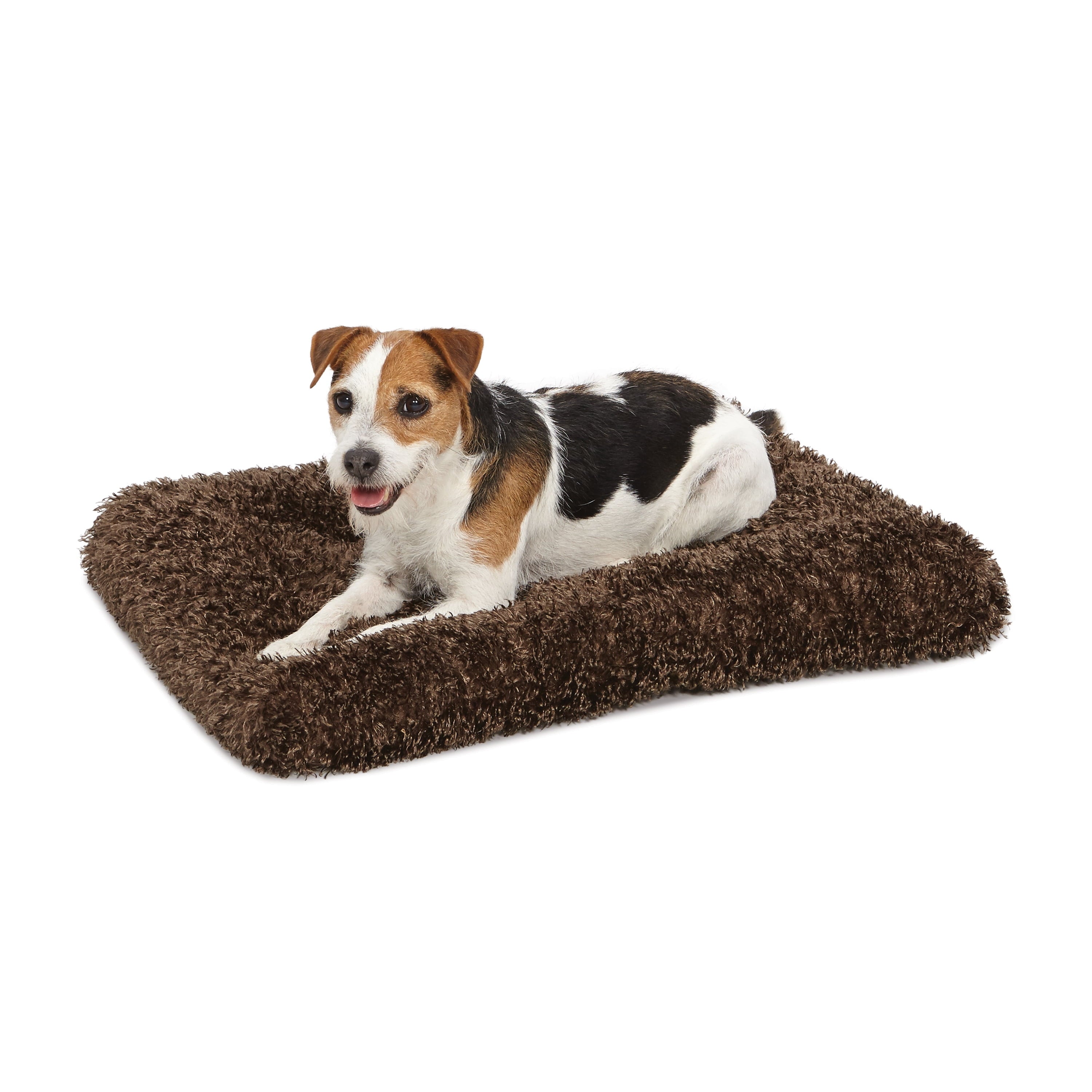 QuietTime Dog Bed & Crate Mat, Deluxe Ombre Swirl, Fits 48" Crate, Gray