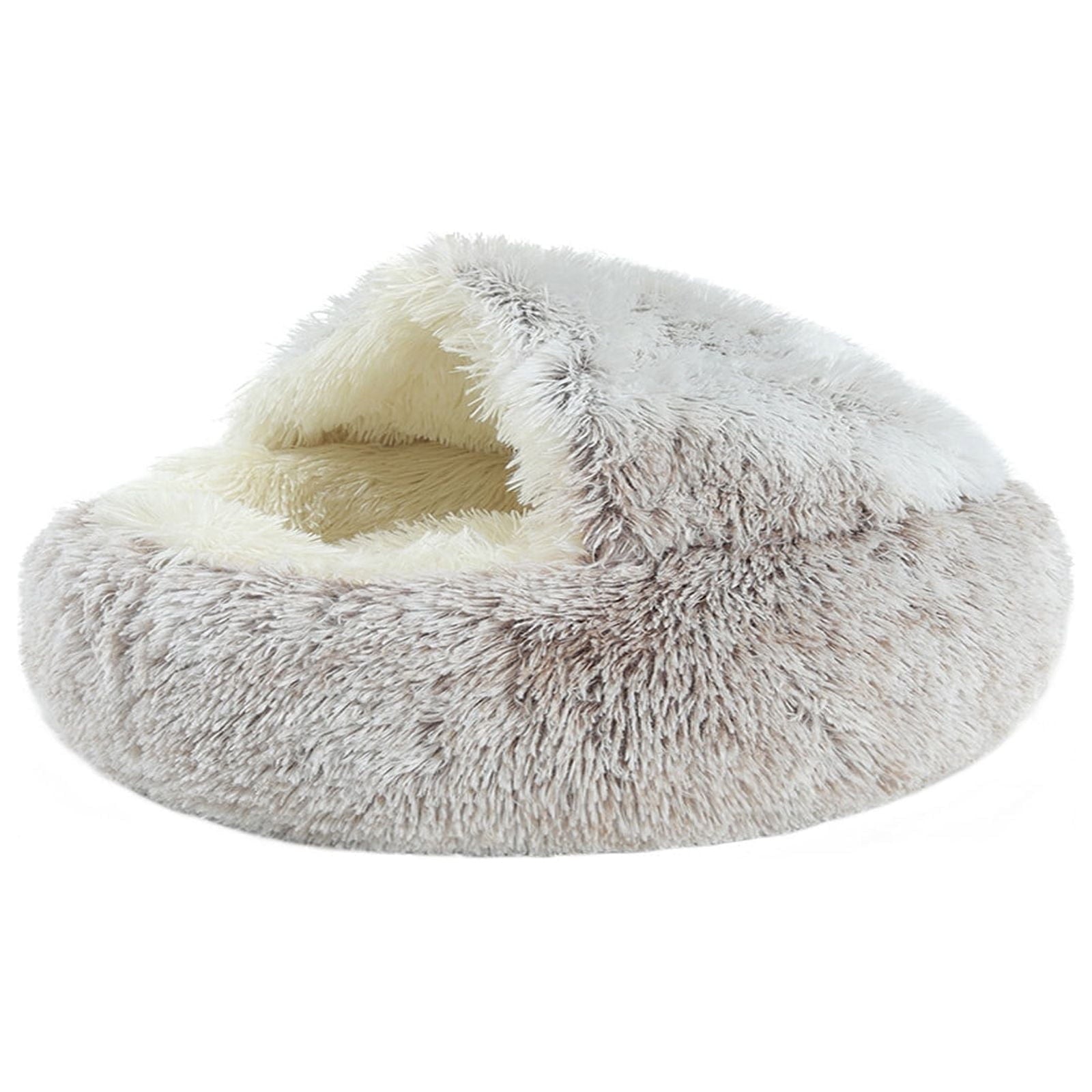 Oalirro Small Dog Bed for Small Dogs Washable - Round Cat Beds for Indoor Cats, Round Winter Warm Pet Bed for Puppy and Kitten with Slip-Resistant Bottom, 15Inches