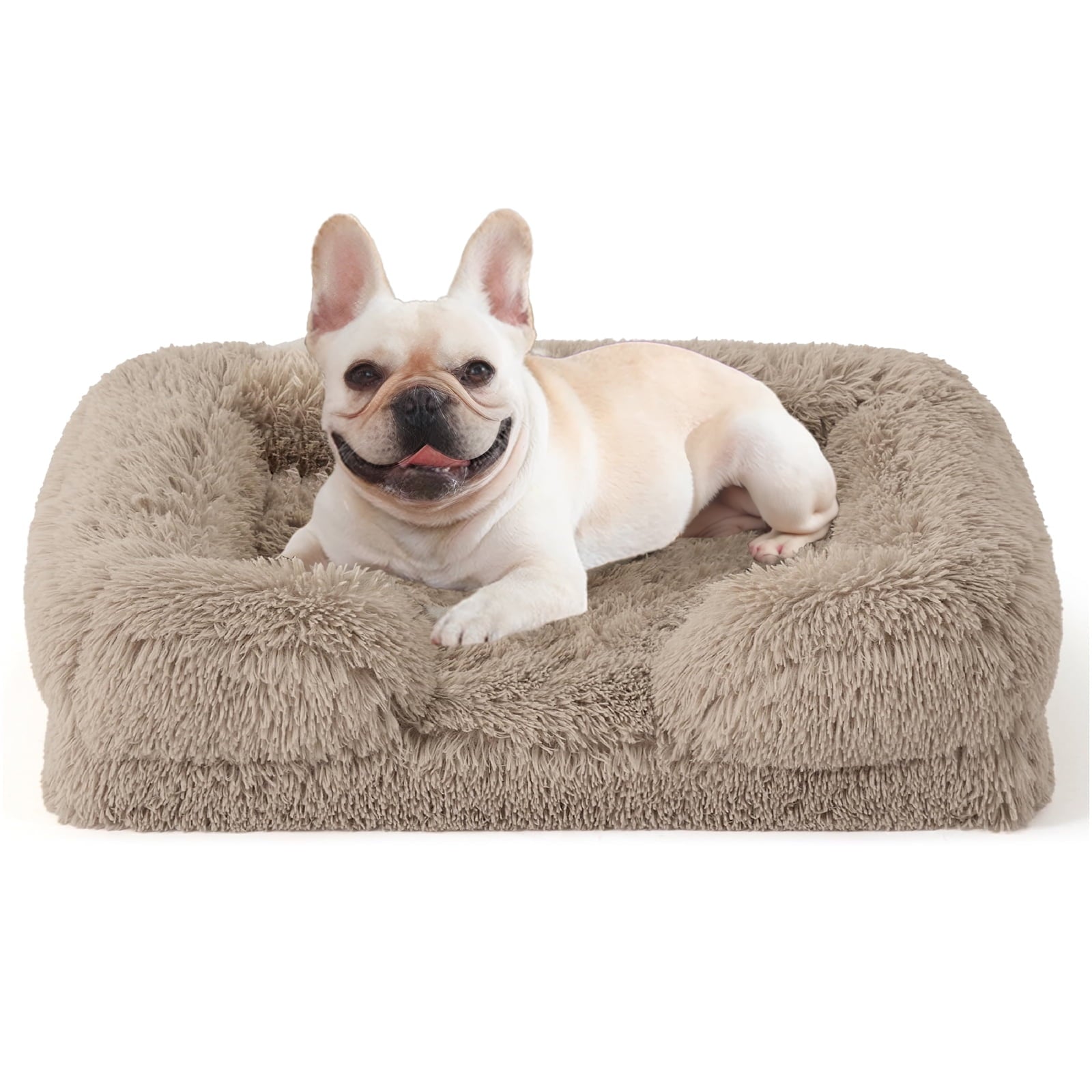 PayUSD Warming Fluffy Orthopedic Dog Beds for Large Dogs,Dog Bed with Plush Thick Egg Foam Support and Non-Slip Bottom, Large Waterproof and Machine Washable Pet Bed Cover