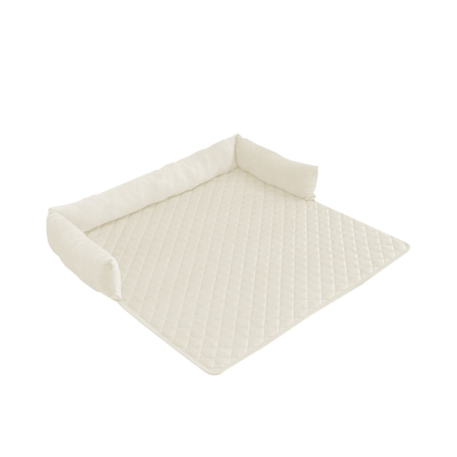 Pelsbarn Cooling Dog Bed Plush Sofa Pet Bed For Cats And Dogs In Winter Detachable And Washable Dog Bed Cat Mat Pet Mat (WH 75*120)