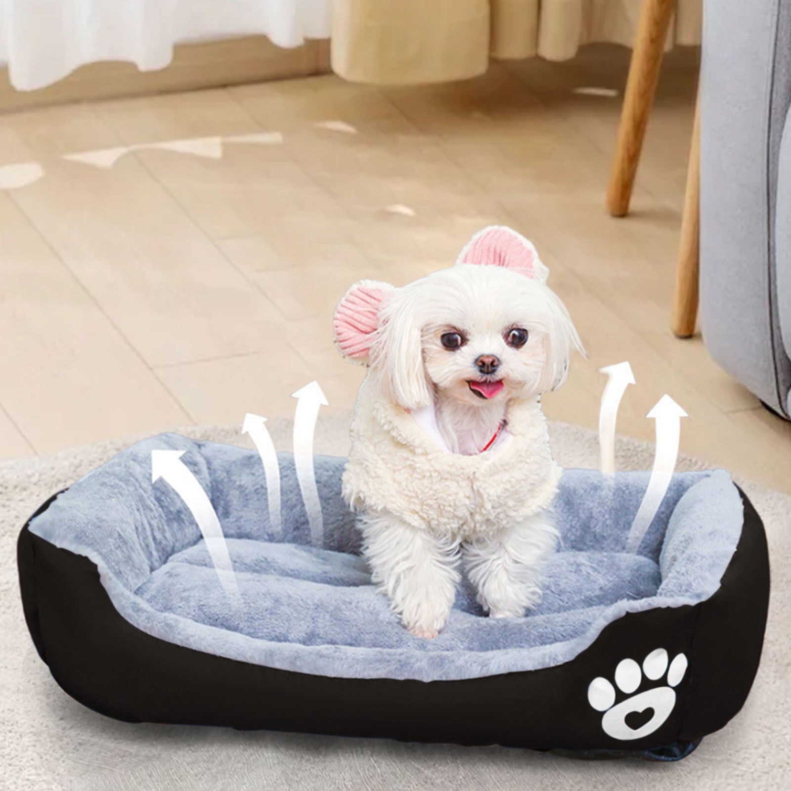 Sokhug Self-Warming Cat Bed Pad, Self-Heating Thermal Cat and Dog Bed Mat, Cat Warmer Mat for Feral and Indoor Cats