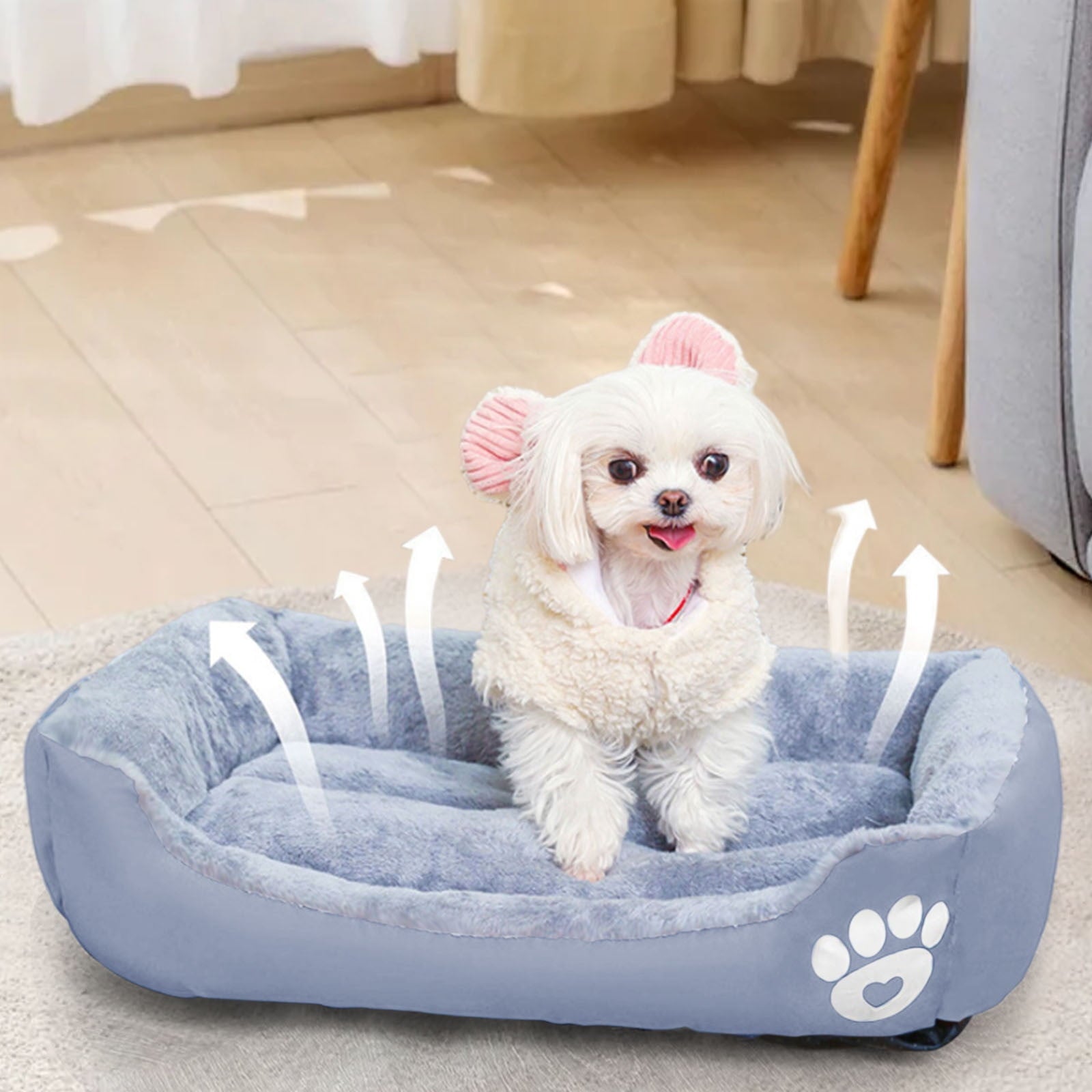 Sokhug Self-Warming Cat Bed Pad, Self-Heating Thermal Cat and Dog Bed Mat, Cat Warmer Mat for Feral and Indoor Cats