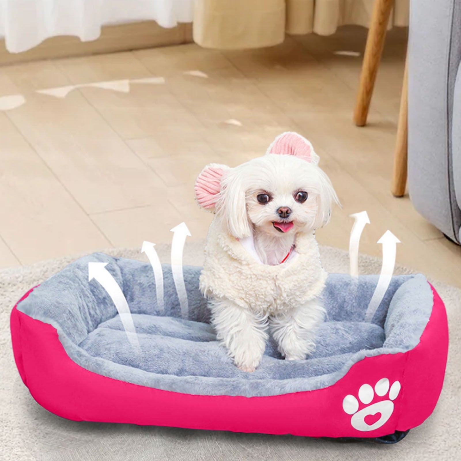 Sokhug Self-Warming Cat Bed Pad, Self-Heating Thermal Cat and Dog Bed Mat, Cat Warmer Mat for Feral and Indoor Cats