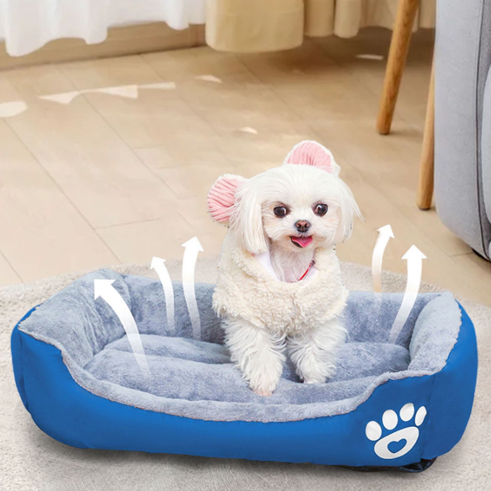 Sokhug Self-Warming Cat Bed Pad, Self-Heating Thermal Cat and Dog Bed Mat, Cat Warmer Mat for Feral and Indoor Cats
