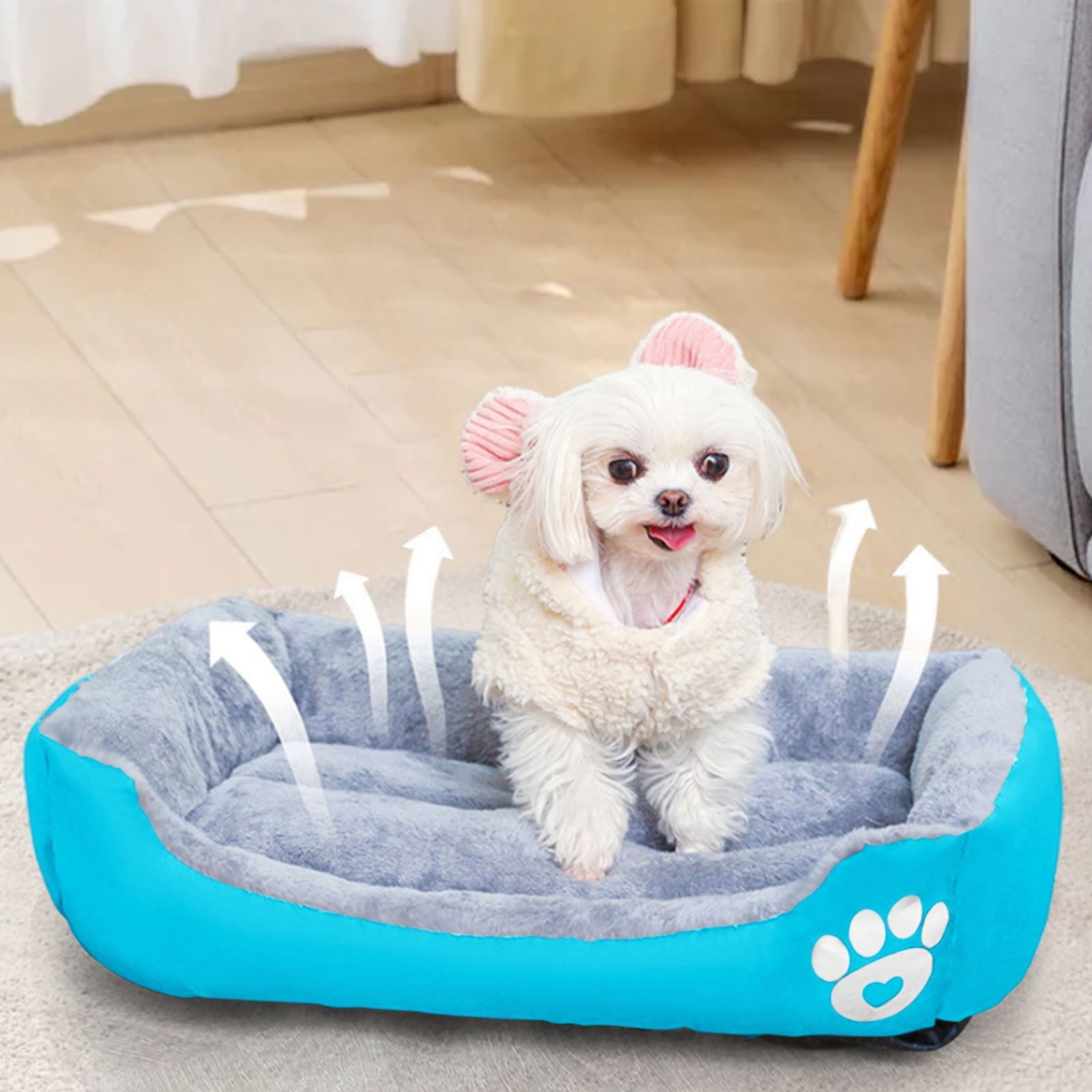 Sokhug Self-Warming Cat Bed Pad, Self-Heating Thermal Cat and Dog Bed Mat, Cat Warmer Mat for Feral and Indoor Cats