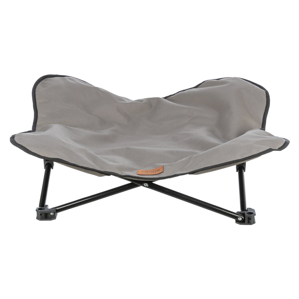 TRIXIE Elevated Camping Cot, Folding Dog Bed, Raised Travel Lounger for Small-Medium Dogs