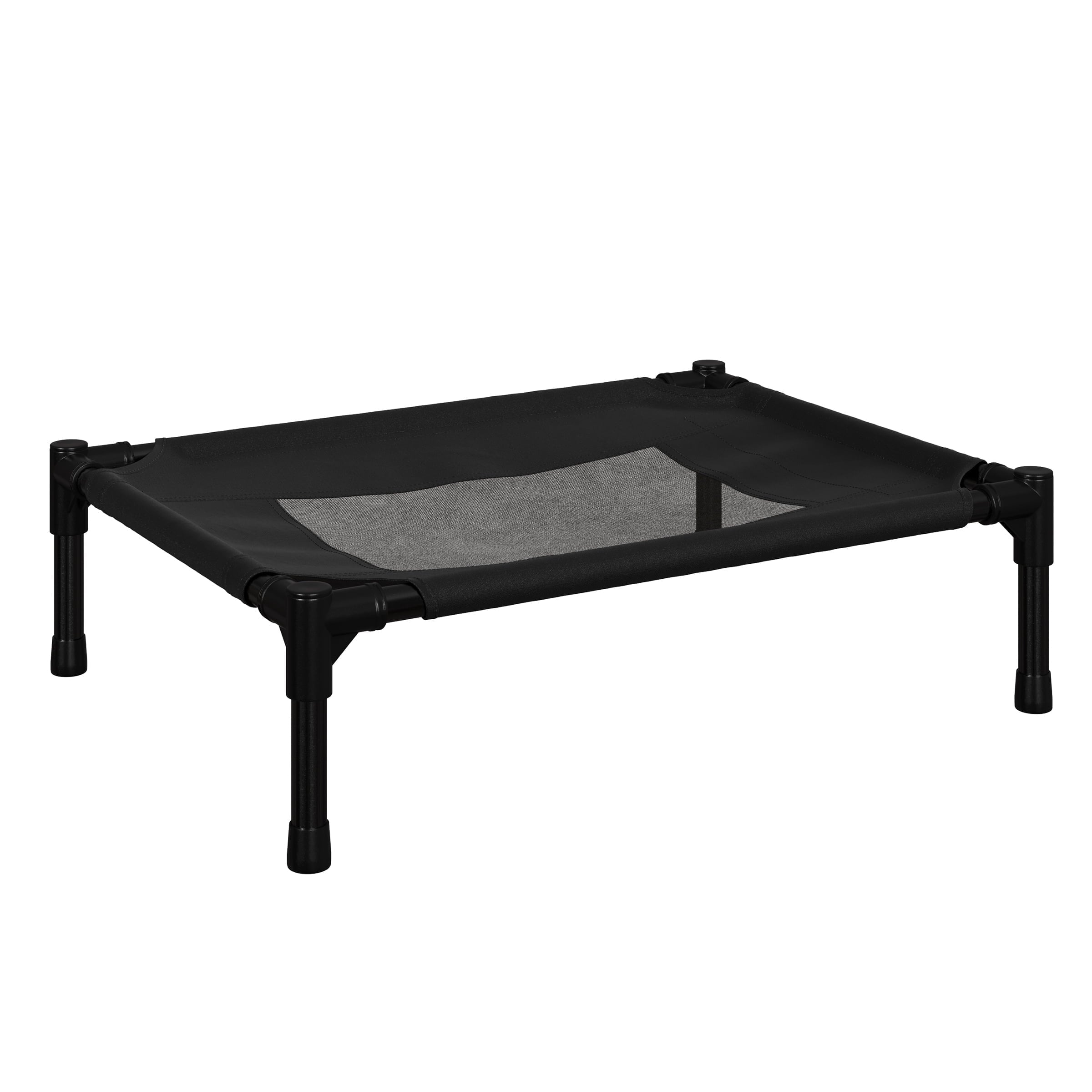 PETMAKER 24.5x18.5 Elevated Dog Bed - Indoor/Outdoor Cot for Pets (Black)