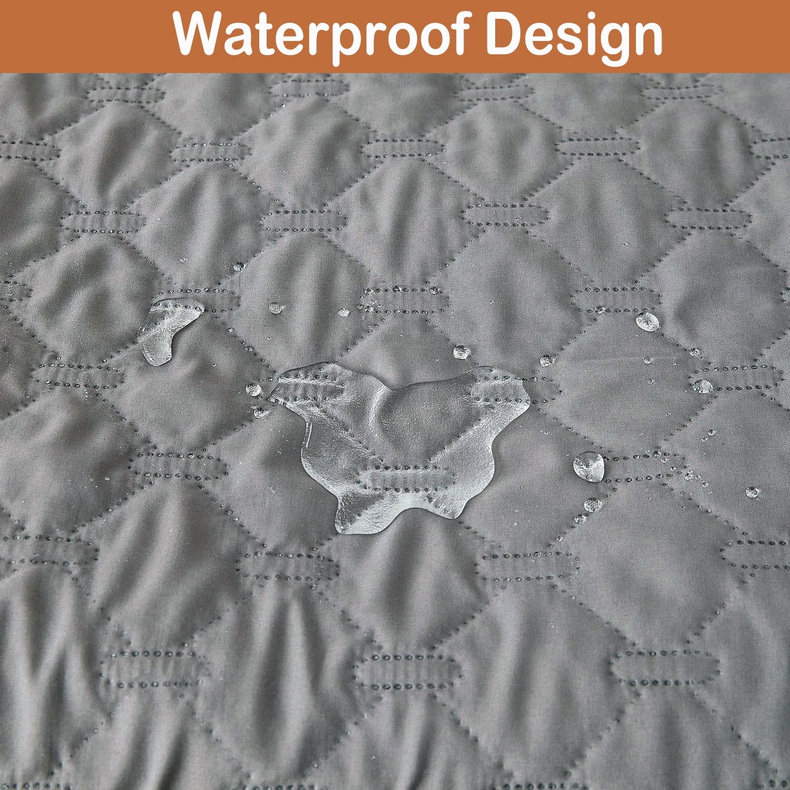 Calming Dog Bed Mat for Couch, Calming Dog Couch Bed with 3 Side Dog Pillow for Cat Dog Sofa. 30 x 30 x 5.2 inch Dog Beds