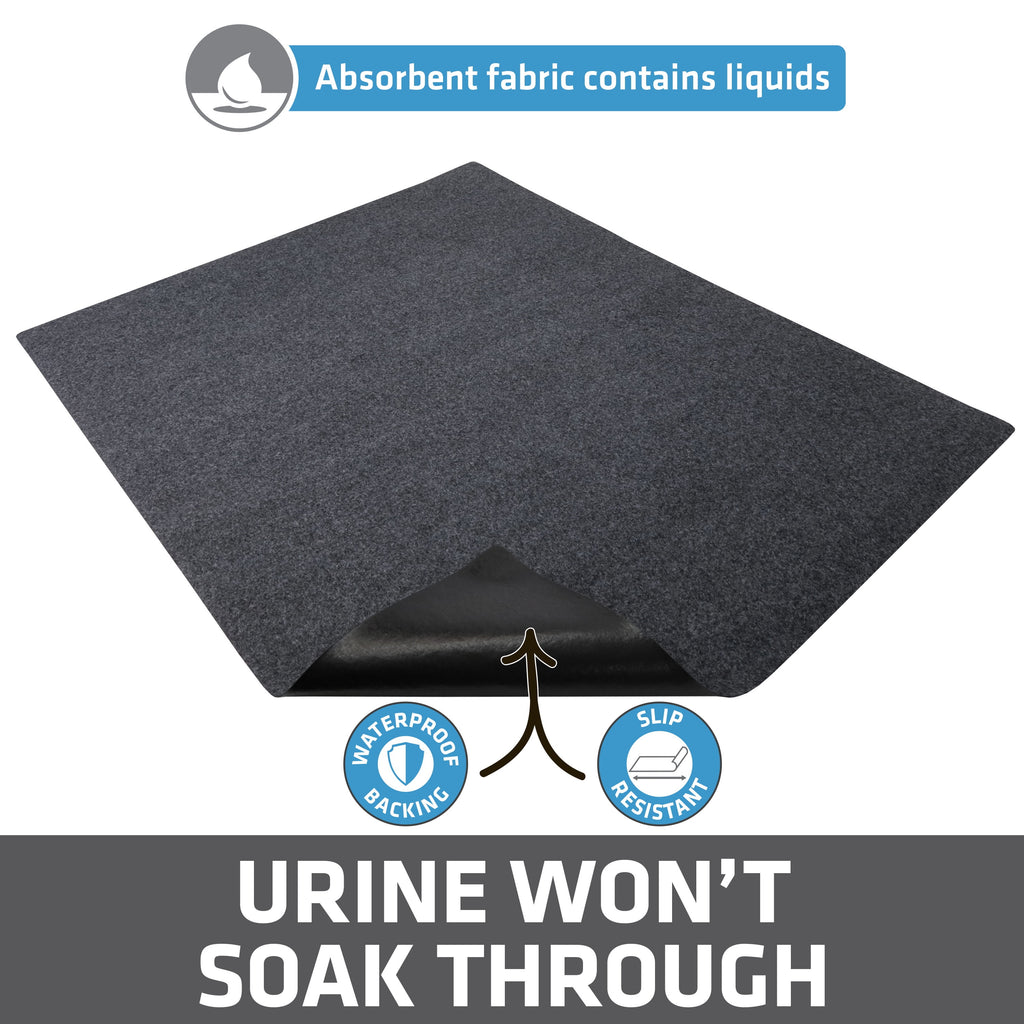 Drymate Washable Potty Pad, Training Mat to Contain Liquids - For Dogs, Cats, and all other animals.