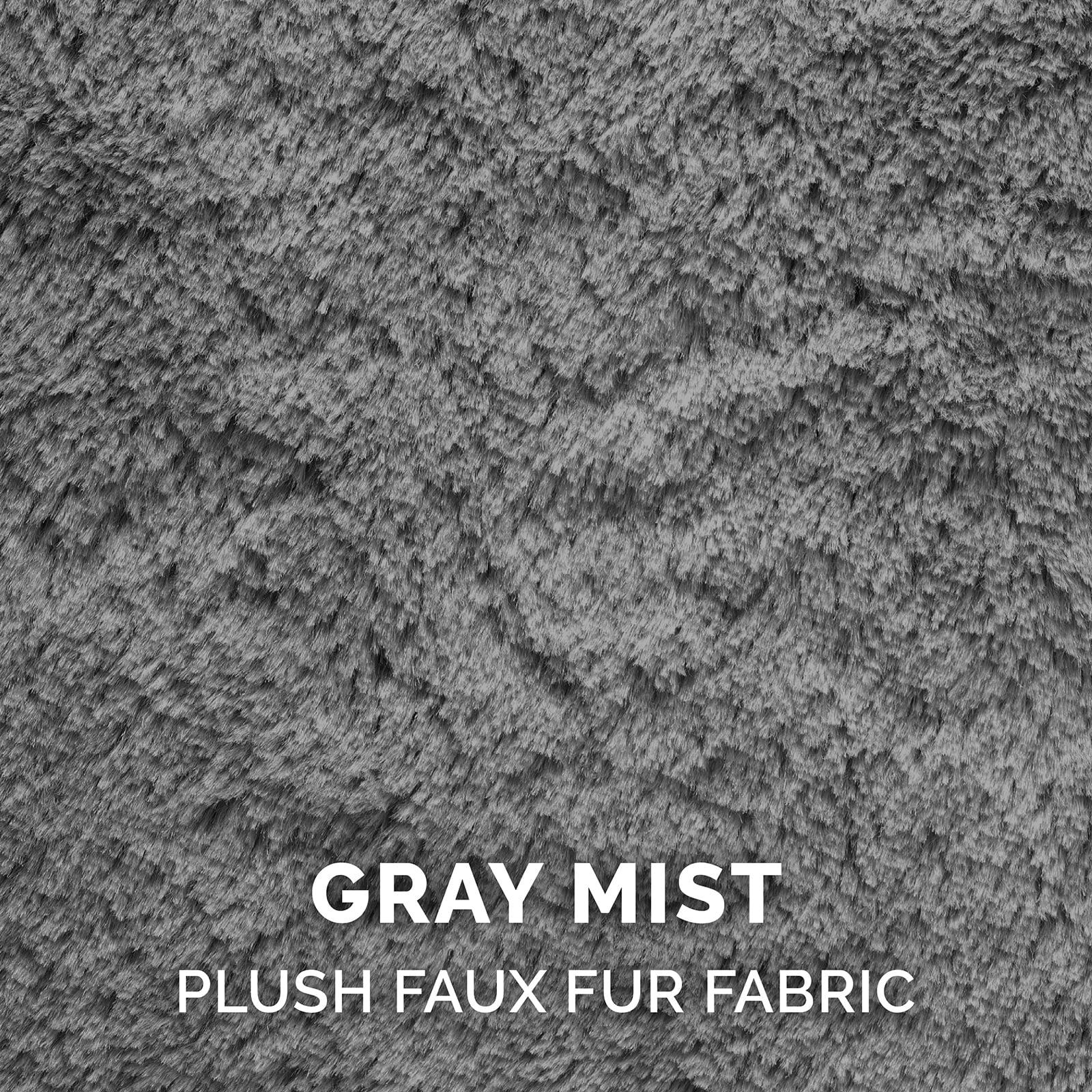 FurHaven Pet Products Round Plush Ball Dog Bed - Gray Mist, Medium - 26"